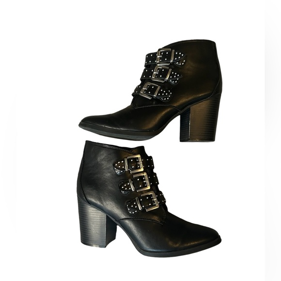 Madden Girl Sierra chunky heel ankle boots size 10 - Picture 2 of 9